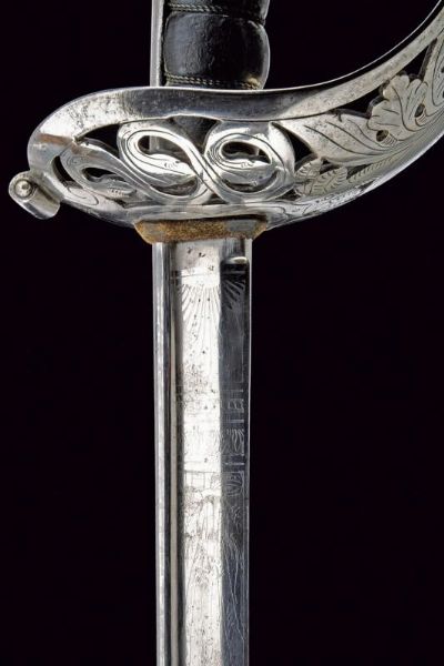 Sciabola da ufficiale di cavalleria Mod. 1845  - Asta Rare Armi Antiche e Militaria da tutto il mondo - Associazione Nazionale - Case d'Asta italiane