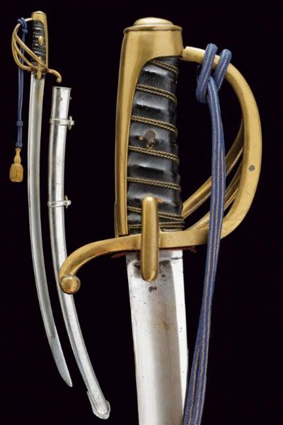 Sciabola da ufficiale di cavalleria tipo AN. IX  - Asta Rare Armi Antiche e Militaria da tutto il mondo - Associazione Nazionale - Case d'Asta italiane