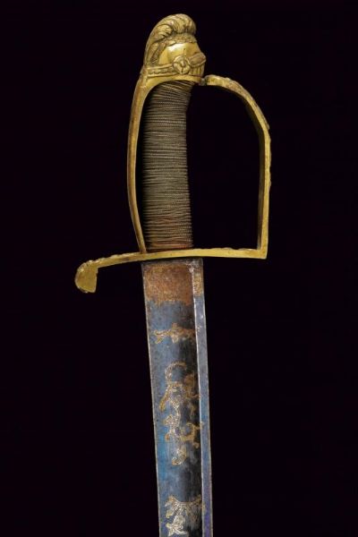 Sciabola da ufficiale di cavalleria leggera  - Asta Rare Armi Antiche e Militaria da tutto il mondo - Associazione Nazionale - Case d'Asta italiane