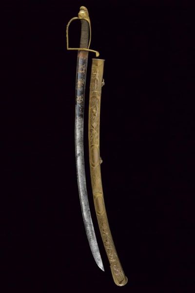 Sciabola da ufficiale di cavalleria leggera  - Asta Rare Armi Antiche e Militaria da tutto il mondo - Associazione Nazionale - Case d'Asta italiane