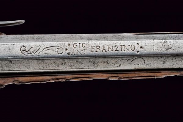 Elegante pistola alla fiorentina  - Asta Rare Armi Antiche e Militaria da tutto il mondo - Associazione Nazionale - Case d'Asta italiane