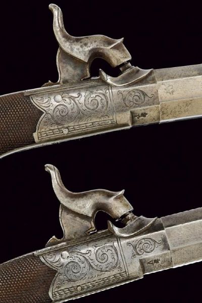 Paio di mazzagatti a luminello di Hollis & Co.  - Asta Rare Armi Antiche e Militaria da tutto il mondo - Associazione Nazionale - Case d'Asta italiane