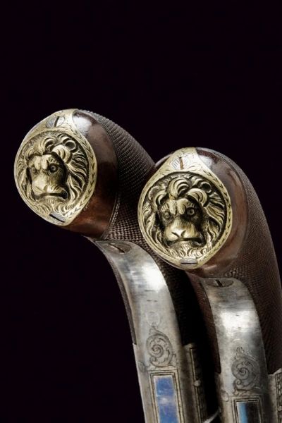 Paio di mazzagatti a luminello di Hollis & Co.  - Asta Rare Armi Antiche e Militaria da tutto il mondo - Associazione Nazionale - Case d'Asta italiane