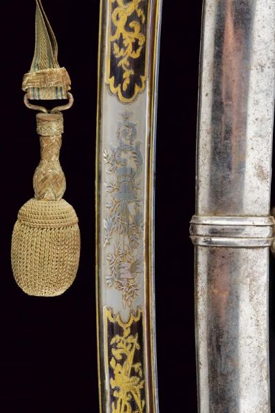 Sciabola da ufficiale con bellissima lama  - Asta Rare Armi Antiche e Militaria da tutto il mondo - Associazione Nazionale - Case d'Asta italiane