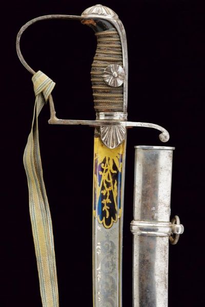 Sciabola da ufficiale con bellissima lama  - Asta Rare Armi Antiche e Militaria da tutto il mondo - Associazione Nazionale - Case d'Asta italiane