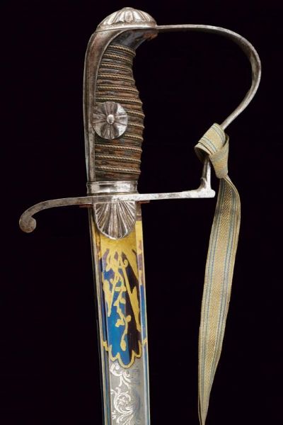 Sciabola da ufficiale con bellissima lama  - Asta Rare Armi Antiche e Militaria da tutto il mondo - Associazione Nazionale - Case d'Asta italiane