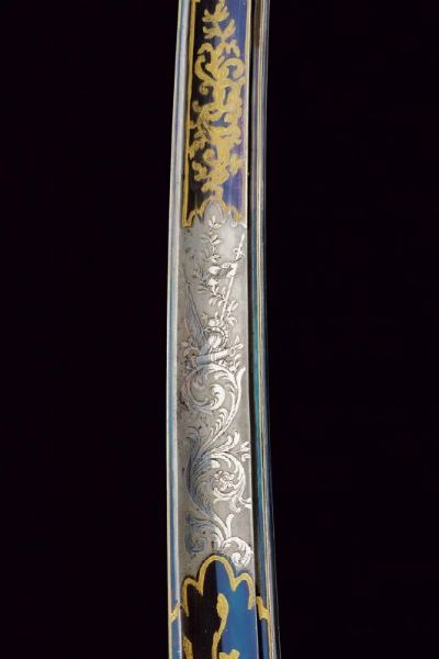 Sciabola da ufficiale con bellissima lama  - Asta Rare Armi Antiche e Militaria da tutto il mondo - Associazione Nazionale - Case d'Asta italiane