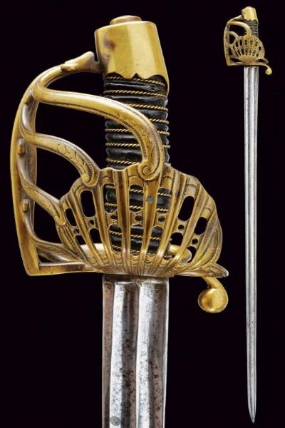 Spada del tipo Garde de bataille  - Asta Rare Armi Antiche e Militaria da tutto il mondo - Associazione Nazionale - Case d'Asta italiane