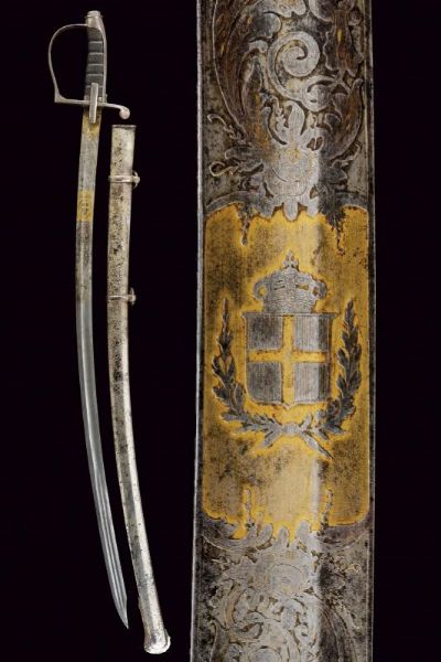 Sciabola da ufficiale Mod. 1855 con bella lama  - Asta Rare Armi Antiche e Militaria da tutto il mondo - Associazione Nazionale - Case d'Asta italiane