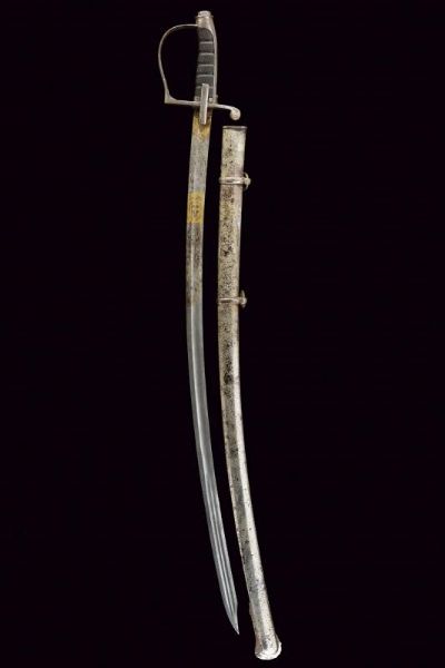 Sciabola da ufficiale Mod. 1855 con bella lama  - Asta Rare Armi Antiche e Militaria da tutto il mondo - Associazione Nazionale - Case d'Asta italiane