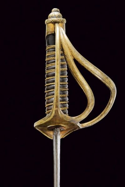 Spada da ufficiale di cavalleria  - Asta Rare Armi Antiche e Militaria da tutto il mondo - Associazione Nazionale - Case d'Asta italiane