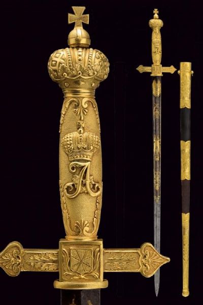 Spada d'onore dello zar Alessandro I (1801-1825)  - Asta Rare Armi Antiche e Militaria da tutto il mondo - Associazione Nazionale - Case d'Asta italiane