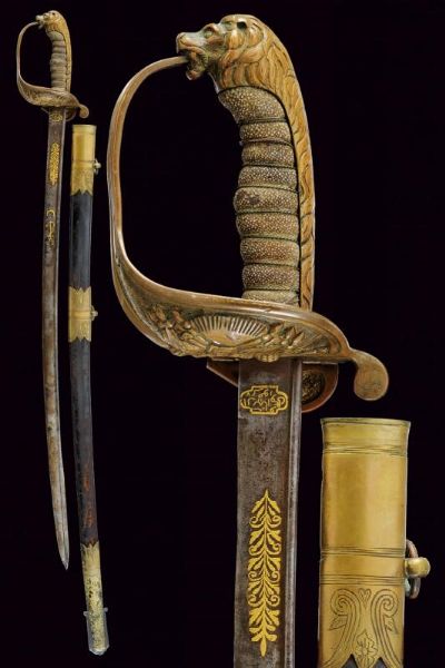 Rarissima sciabola da marina  - Asta Rare Armi Antiche e Militaria da tutto il mondo - Associazione Nazionale - Case d'Asta italiane