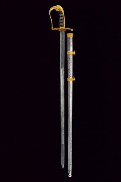 Spada da ufficiale subalterno della Guardia Civica Mod. 1847  - Asta Rare Armi Antiche e Militaria da tutto il mondo - Associazione Nazionale - Case d'Asta italiane