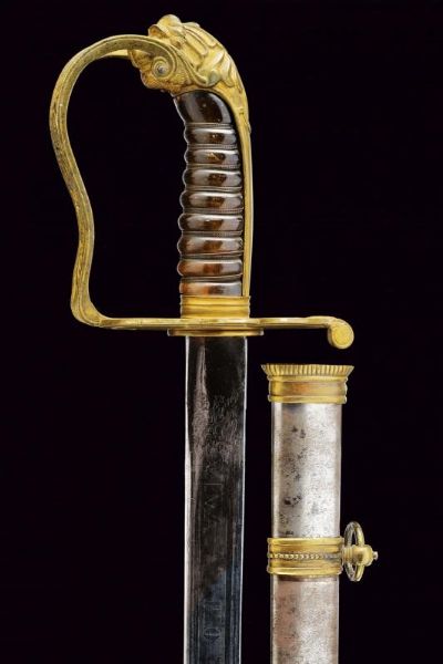 Spada da ufficiale della Guardia Civica Mod. 1847  - Asta Rare Armi Antiche e Militaria da tutto il mondo - Associazione Nazionale - Case d'Asta italiane