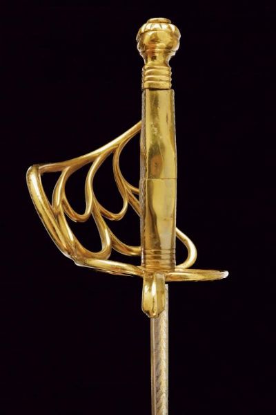 Spada da comandante della Guardia Nobile  - Asta Rare Armi Antiche e Militaria da tutto il mondo - Associazione Nazionale - Case d'Asta italiane