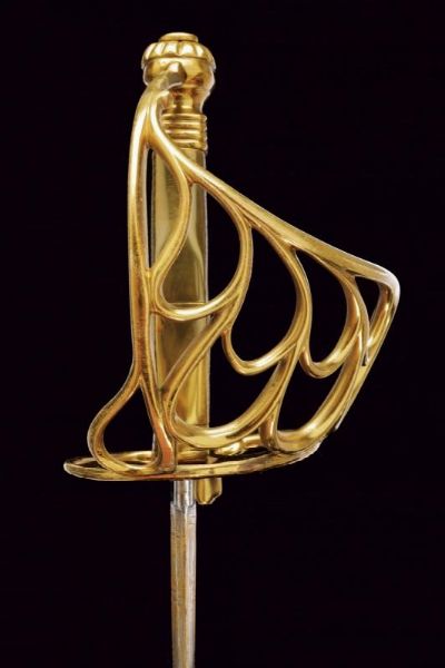 Spada da comandante della Guardia Nobile  - Asta Rare Armi Antiche e Militaria da tutto il mondo - Associazione Nazionale - Case d'Asta italiane