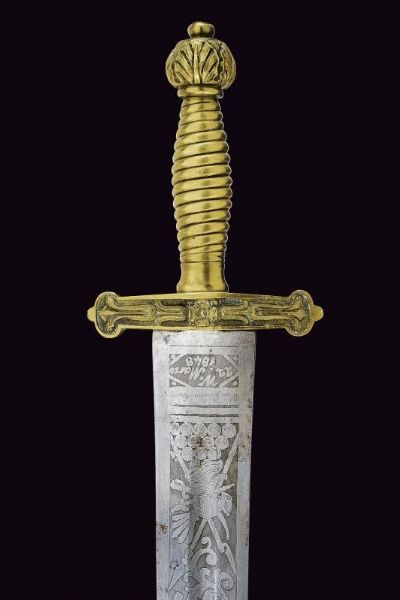 Interessante daga della Guardia Nazionale di Milano mod. 1848  - Asta Rare Armi Antiche e Militaria da tutto il mondo - Associazione Nazionale - Case d'Asta italiane