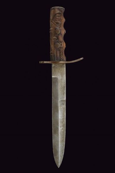 Pugnale da combattimento Mod. 1935 MVSN con impugnatura decorata  - Asta Rare Armi Antiche e Militaria da tutto il mondo - Associazione Nazionale - Case d'Asta italiane