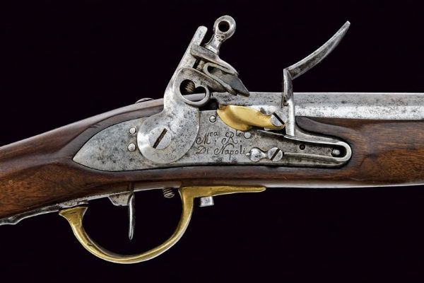 Fucile a pietra focaia  - Asta Rare Armi Antiche e Militaria da tutto il mondo - Associazione Nazionale - Case d'Asta italiane