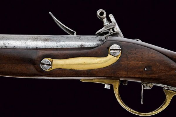 Fucile a pietra focaia  - Asta Rare Armi Antiche e Militaria da tutto il mondo - Associazione Nazionale - Case d'Asta italiane