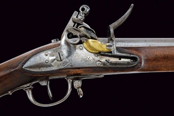 Fucile a pietra focaia  - Asta Rare Armi Antiche e Militaria da tutto il mondo - Associazione Nazionale - Case d'Asta italiane