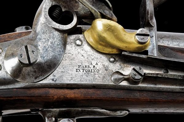 Fucile a pietra focaia  - Asta Rare Armi Antiche e Militaria da tutto il mondo - Associazione Nazionale - Case d'Asta italiane