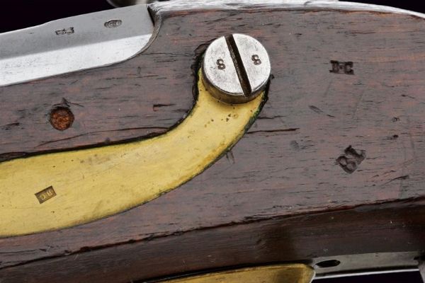 Raro fucile corto a pietra focaia  - Asta Rare Armi Antiche e Militaria da tutto il mondo - Associazione Nazionale - Case d'Asta italiane