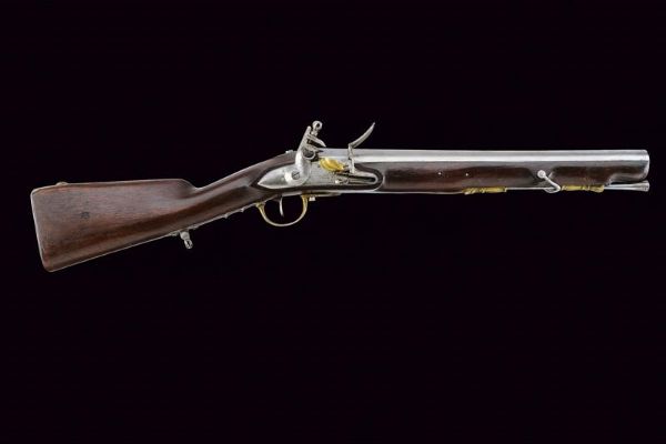 Raro fucile corto a pietra focaia  - Asta Rare Armi Antiche e Militaria da tutto il mondo - Associazione Nazionale - Case d'Asta italiane