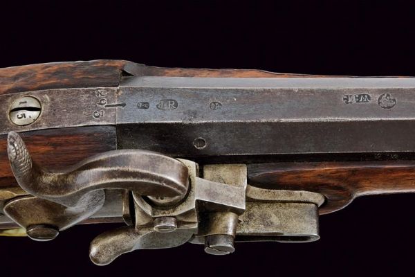 Raro Jagerstutzen Mod. 1842 con sistema Augustin  - Asta Rare Armi Antiche e Militaria da tutto il mondo - Associazione Nazionale - Case d'Asta italiane