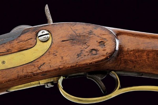 Raro Jagerstutzen Mod. 1842 con sistema Augustin  - Asta Rare Armi Antiche e Militaria da tutto il mondo - Associazione Nazionale - Case d'Asta italiane