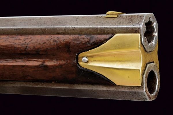 Raro Doppelstutzen Mod. 1768 a pietra focaia firmato Michael Spock  - Asta Rare Armi Antiche e Militaria da tutto il mondo - Associazione Nazionale - Case d'Asta italiane