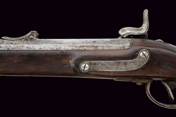J�gerstutzen Mod. 1854 Lorenz con baionetta  - Asta Rare Armi Antiche e Militaria da tutto il mondo - Associazione Nazionale - Case d'Asta italiane