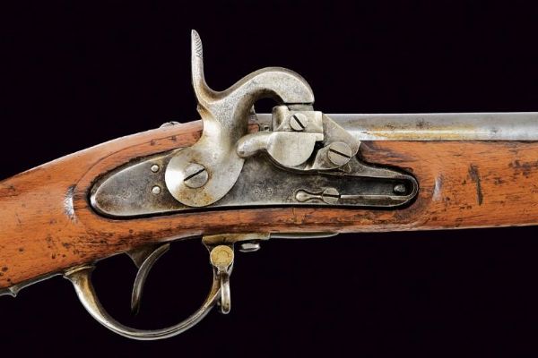 Infanteriegewehr M. 1842 con baionetta  - Asta Rare Armi Antiche e Militaria da tutto il mondo - Associazione Nazionale - Case d'Asta italiane