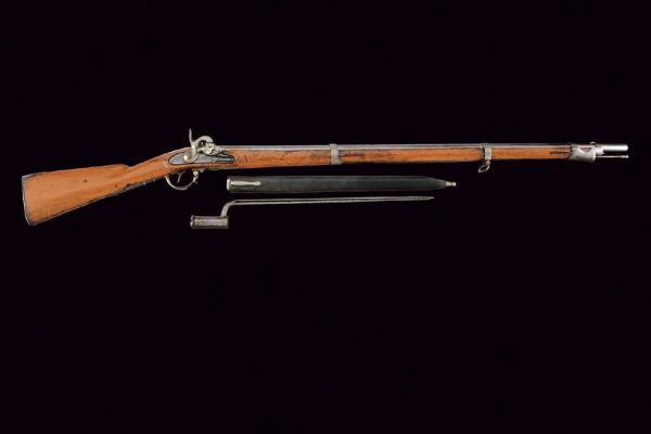 Infanteriegewehr M. 1842 con baionetta  - Asta Rare Armi Antiche e Militaria da tutto il mondo - Associazione Nazionale - Case d'Asta italiane
