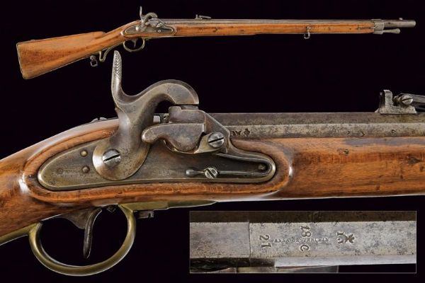 Kammerbuchse Mod. 1849 sistema Augustin  - Asta Rare Armi Antiche e Militaria da tutto il mondo - Associazione Nazionale - Case d'Asta italiane