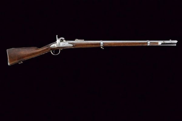 Rara carabina da bersaglieri a luminello Mod. 1856  - Asta Rare Armi Antiche e Militaria da tutto il mondo - Associazione Nazionale - Case d'Asta italiane