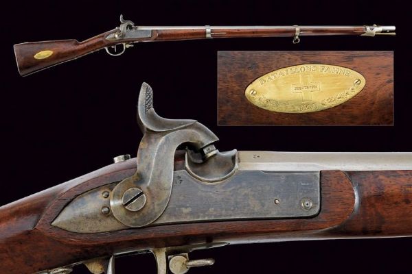 Fucile a luminello di Beuret Freres  - Asta Rare Armi Antiche e Militaria da tutto il mondo - Associazione Nazionale - Case d'Asta italiane