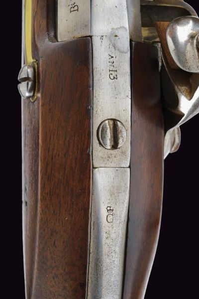 Pistola a pietra focaia AN XIII  - Asta Rare Armi Antiche e Militaria da tutto il mondo - Associazione Nazionale - Case d'Asta italiane