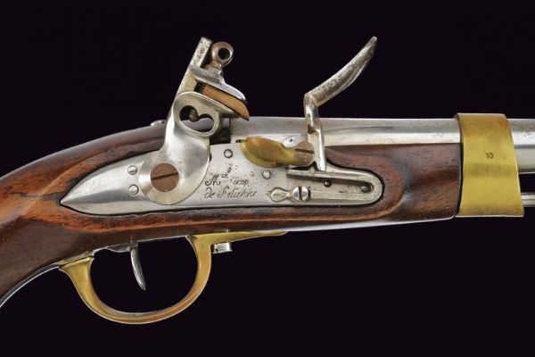 Pistola a pietra focaia AN XIII  - Asta Rare Armi Antiche e Militaria da tutto il mondo - Associazione Nazionale - Case d'Asta italiane