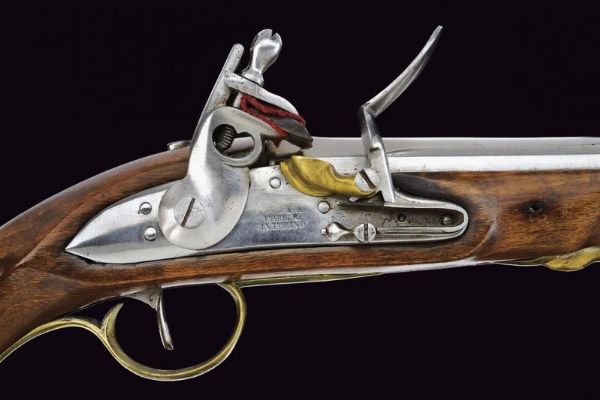 Pistola a pietra focaia da marina  - Asta Rare Armi Antiche e Militaria da tutto il mondo - Associazione Nazionale - Case d'Asta italiane