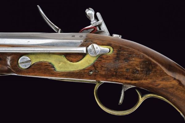 Pistola a pietra focaia da marina  - Asta Rare Armi Antiche e Militaria da tutto il mondo - Associazione Nazionale - Case d'Asta italiane