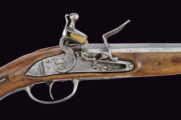 Pistola a pietra focaia  - Asta Rare Armi Antiche e Militaria da tutto il mondo - Associazione Nazionale - Case d'Asta italiane