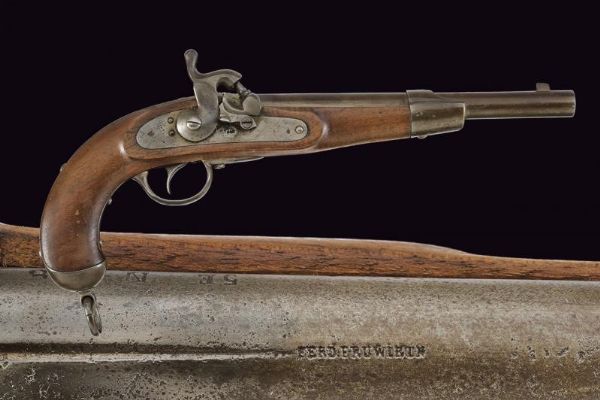 Pistola da cavalleria Lorenz Mod. 1862  - Asta Rare Armi Antiche e Militaria da tutto il mondo - Associazione Nazionale - Case d'Asta italiane