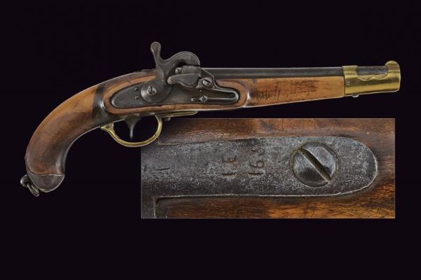 Pistola da cavalleria Augustin mod. 1851  - Asta Rare Armi Antiche e Militaria da tutto il mondo - Associazione Nazionale - Case d'Asta italiane