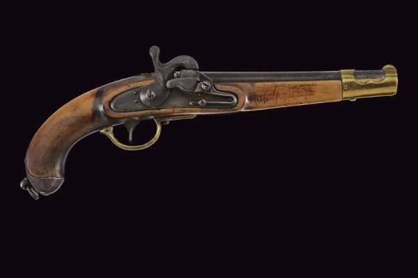 Pistola da cavalleria Augustin mod. 1851  - Asta Rare Armi Antiche e Militaria da tutto il mondo - Associazione Nazionale - Case d'Asta italiane