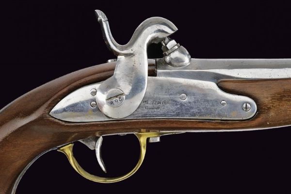 Pistola da gendarmeria a luminello di Mazzocchi  - Asta Rare Armi Antiche e Militaria da tutto il mondo - Associazione Nazionale - Case d'Asta italiane