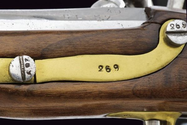 Pistola da gendarmeria a luminello di Mazzocchi  - Asta Rare Armi Antiche e Militaria da tutto il mondo - Associazione Nazionale - Case d'Asta italiane