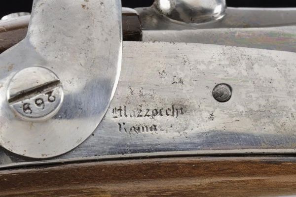 Pistola da gendarmeria a luminello di Mazzocchi  - Asta Rare Armi Antiche e Militaria da tutto il mondo - Associazione Nazionale - Case d'Asta italiane