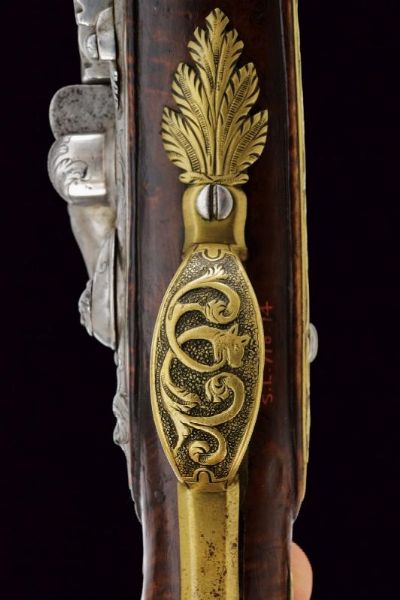 Paio di eleganti pistole da viaggio alla fiorentina  - Asta Rare Armi Antiche e Militaria da tutto il mondo - Associazione Nazionale - Case d'Asta italiane